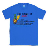 True Royal the 4 stages of soju i'm rich i'm good looking t shirt Classic Tee - DesignPulse