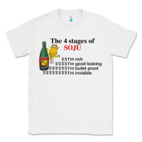 White the 4 stages of soju i'm rich i'm good looking t shirt Classic Tee - DesignPulse