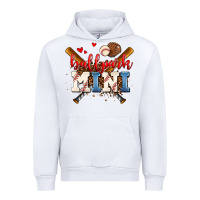 White ballpark mini Urban Hoodie - AdoDesignShop