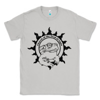 Moon Dust Authentic Church Of The Toad Of Light Psychedlic Frog Licking (Distres Classic Tee - DesignPulse