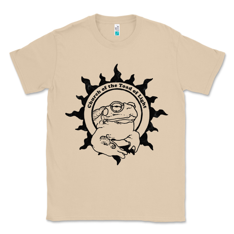 Authentic Church Of The Toad Of Light Psychedlic Frog Licking (distres Classic Tee by DesignPulse | Teevron