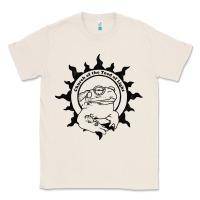 Natural Authentic Church Of The Toad Of Light Psychedlic Frog Licking (Distres Classic Tee - DesignPulse
