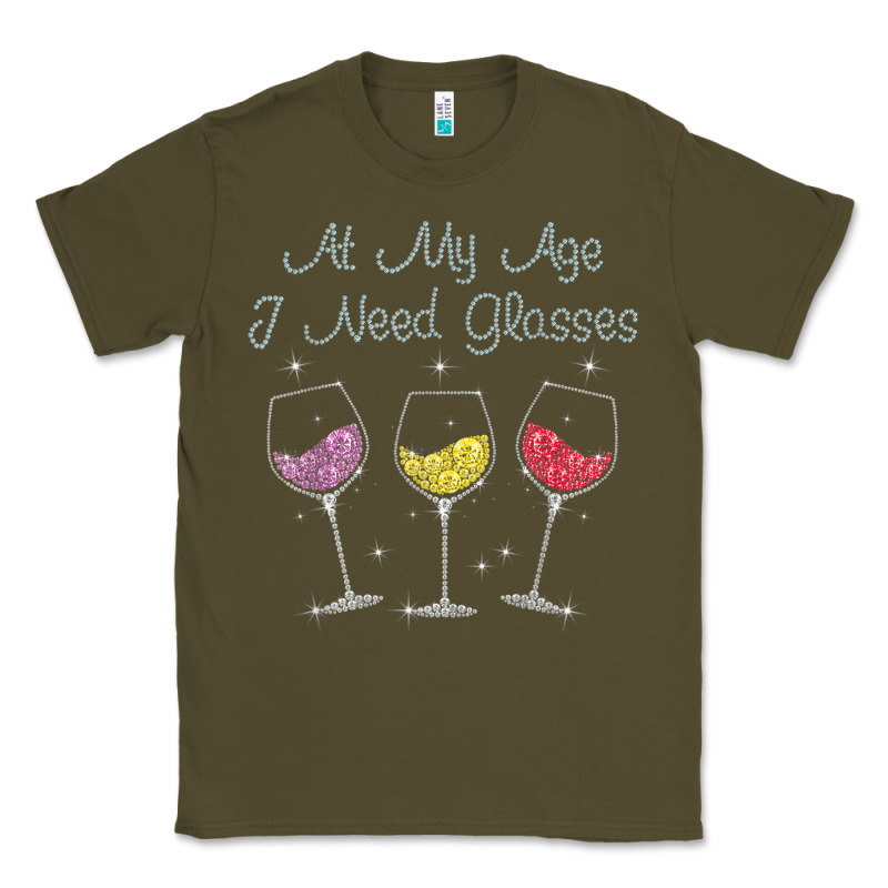 At My Age I Need Glasses Classic Tee by DesignPulse | Teevron