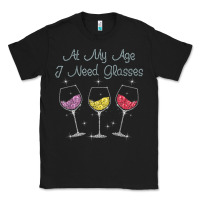 Black At My Age I need Glasses Classic Tee - DesignPulse