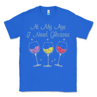 True Royal At My Age I need Glasses Classic Tee - DesignPulse