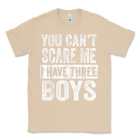 Mushroom You Can't Scare Me I Have Three Boys Funny Sons Mom Dad Gift Classic Tee - DesignPulse