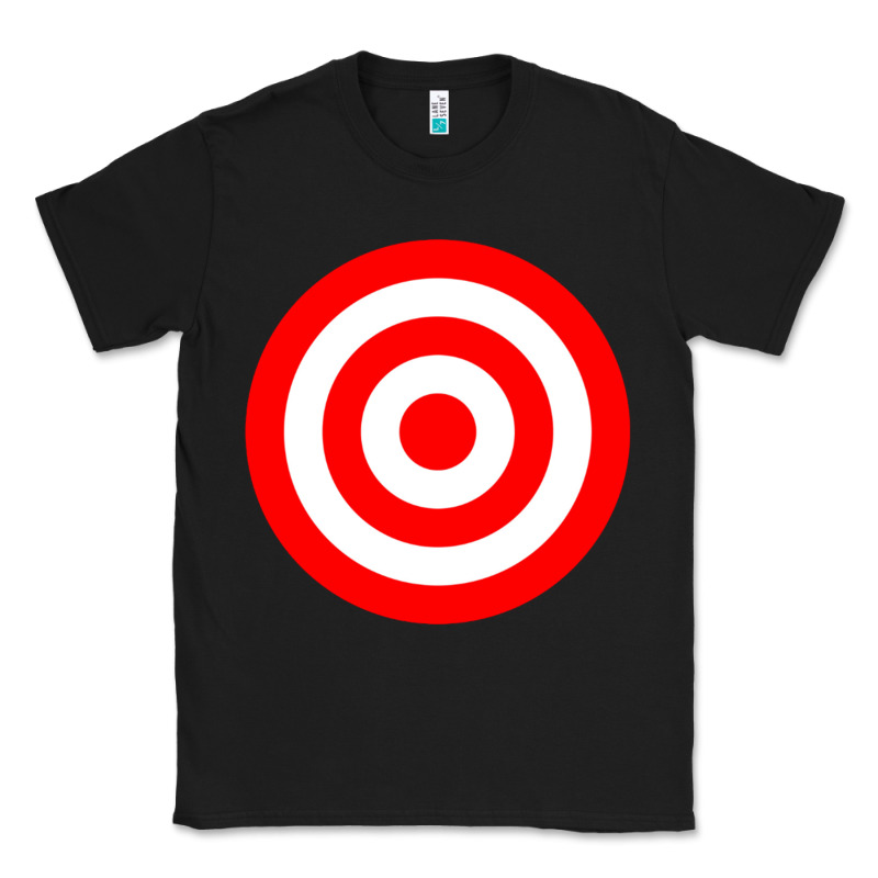 Bullseye Target Red & White Rings Target Classic Tee by DesignPulse | Teevron