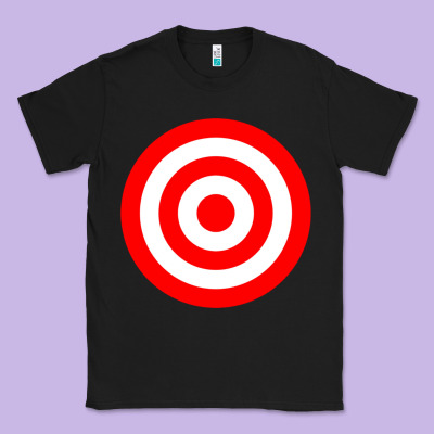 Bullseye Target Red & White Rings Target Classic Tee Designed By Designpulse