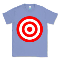 Colony Blue bullseye target red & white rings target Classic Tee - DesignPulse