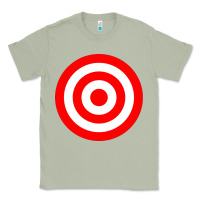 Matcha bullseye target red & white rings target Classic Tee - DesignPulse