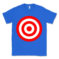 True Royal bullseye target red & white rings target Classic Tee - DesignPulse