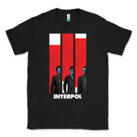 Black INTERPOL BAN Classic Tee - DesignPulse