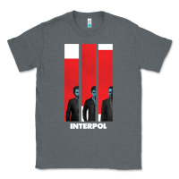 Charcoal Heather INTERPOL BAN Classic Tee - DesignPulse