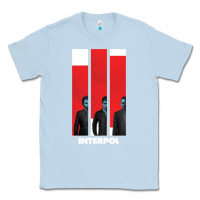 Dusty Blue INTERPOL BAN Classic Tee - DesignPulse