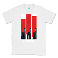 White INTERPOL BAN Classic Tee - DesignPulse