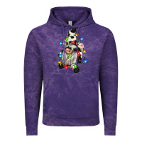 Cloud Purple christmas cow gnome Vintage Hoodie - CowGirlArtShop