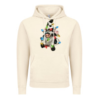 Vintage Artic christmas cow gnome Vintage Hoodie - CowGirlArtShop