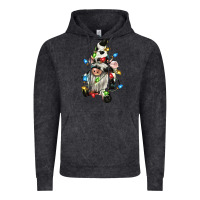 Vintage Black christmas cow gnome Vintage Hoodie - CowGirlArtShop