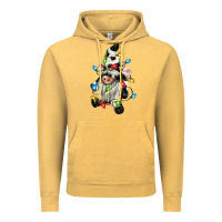 Vintage Mustard christmas cow gnome Vintage Hoodie - CowGirlArtShop
