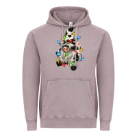 Vintage Zinc christmas cow gnome Vintage Hoodie - CowGirlArtShop