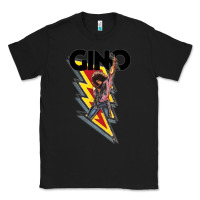 Black Gino time basketball Classic Tee - DesignPulse