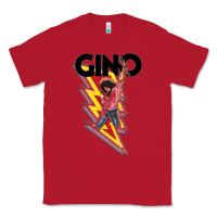 Red Gino time basketball Classic Tee - DesignPulse