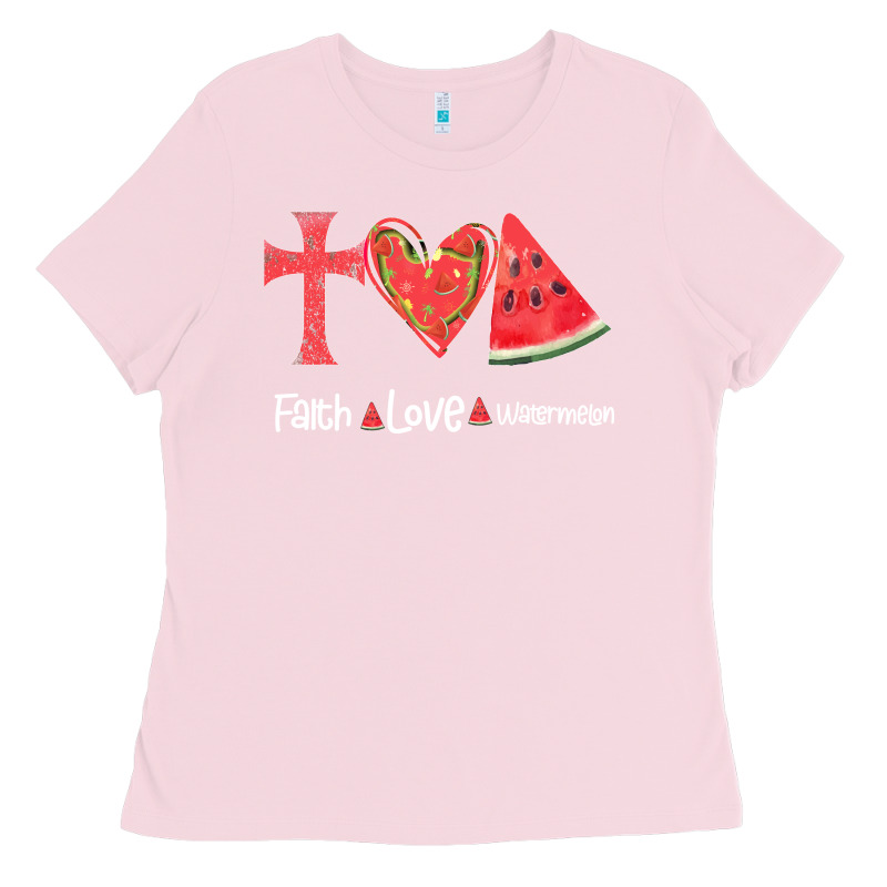 Faith Love Watermelon Ladies Tee by Bettercallsaul | Teevron