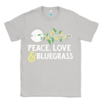 Moon Dust peace , love & bluegrass   banjo nature vines illu Classic Tee - DesignPulse