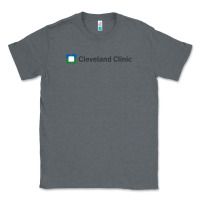 Charcoal Heather Cleveland clinic Classic Tee - DesignPulse