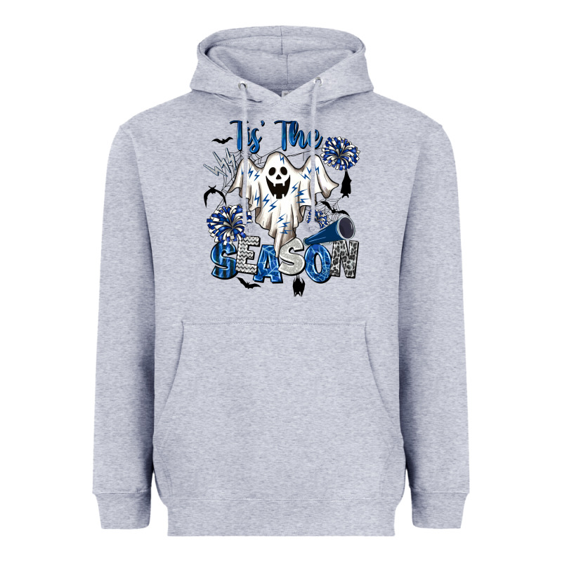 Tis' The Season Cheer Ghost Heavyweight Hoodie by BarkalooDesign | Teevron