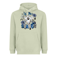 Matcha Tis' The Season Cheer Ghost Heavyweight Hoodie - BarkalooDesign
