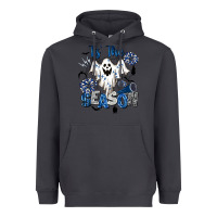 Smoke Tis' The Season Cheer Ghost Heavyweight Hoodie - BarkalooDesign