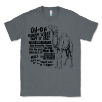 Charcoal Heather New Hump day camel Guess What Day Classic Tee - DesignPulse