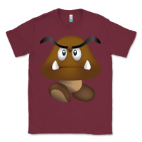 Burgundy goomba Classic Tee - DesignPulse