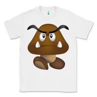 White goomba Classic Tee - DesignPulse