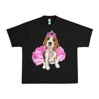 Black balerina beagle with tutu Urban Heavy Tee - RanaPortraitStore