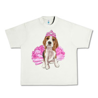 Pistachio balerina beagle with tutu Urban Heavy Tee - RanaPortraitStore