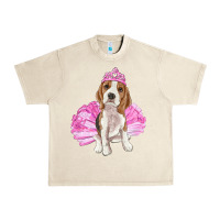 Sandshell balerina beagle with tutu Urban Heavy Tee - RanaPortraitStore