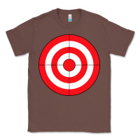 Chestnut bulls eye target lazy diy halloween costume darts shooting t shirt Classic Tee - DesignPulse