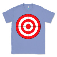 Colony Blue bulls eye target lazy diy halloween costume darts shooting t shirt Classic Tee - DesignPulse