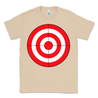 Mushroom bulls eye target lazy diy halloween costume darts shooting t shirt Classic Tee - DesignPulse