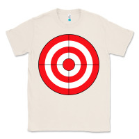 Natural bulls eye target lazy diy halloween costume darts shooting t shirt Classic Tee - DesignPulse
