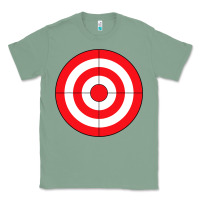 Sage bulls eye target lazy diy halloween costume darts shooting t shirt Classic Tee - DesignPulse