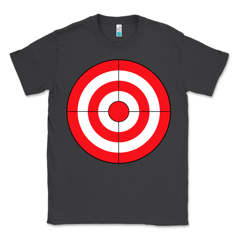 Bulls Eye Target Lazy Diy Halloween Costume Darts Shooting T Shirt Classic Tee by DesignPulse | Teevron