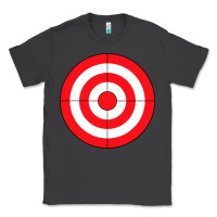 Smoke bulls eye target lazy diy halloween costume darts shooting t shirt Classic Tee - DesignPulse