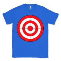 True Royal bulls eye target lazy diy halloween costume darts shooting t shirt Classic Tee - DesignPulse