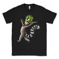 Black All Hail King Julien Classic Tee - DesignPulse