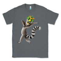 Charcoal Heather All Hail King Julien Classic Tee - DesignPulse