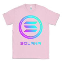 Bubblegum Pink solana crypto sol coin blockchain decentralized application long sleev Classic Tee - DesignPulse