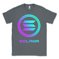 Charcoal Heather solana crypto sol coin blockchain decentralized application long sleev Classic Tee - DesignPulse